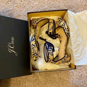 J.Crew Drake’s for J.Crew Printed Heels